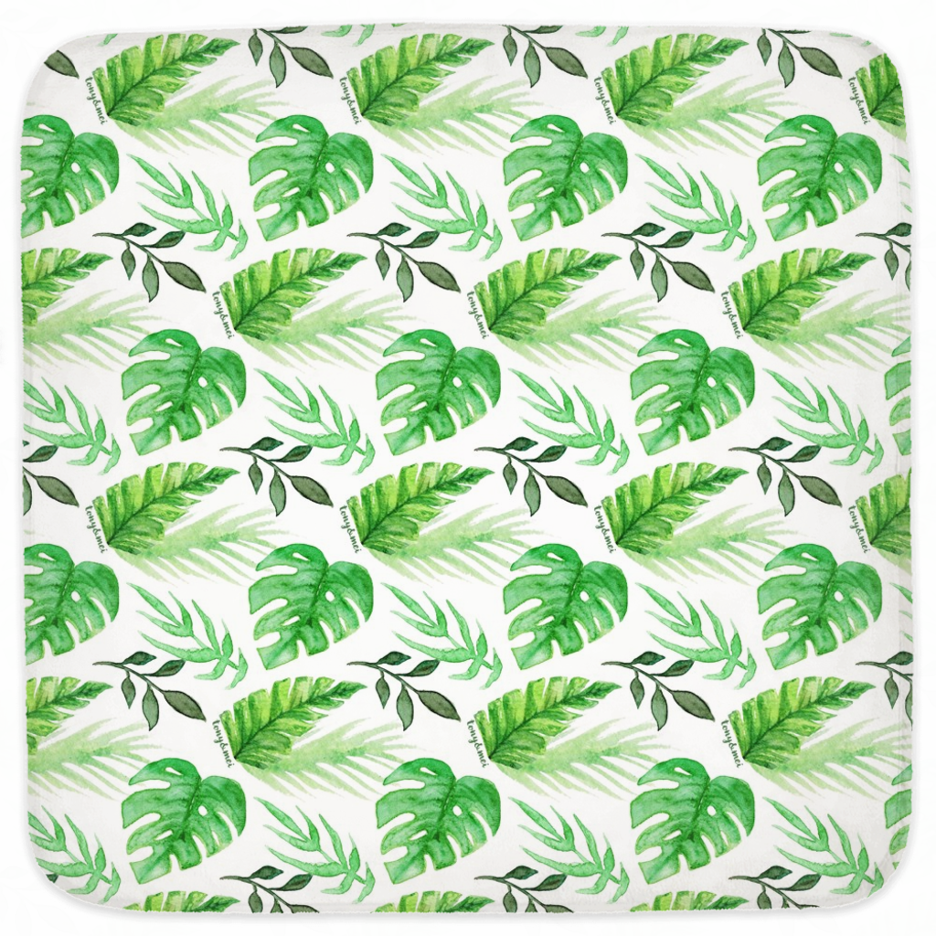 Palm Leaf - Hooded Baby Towel