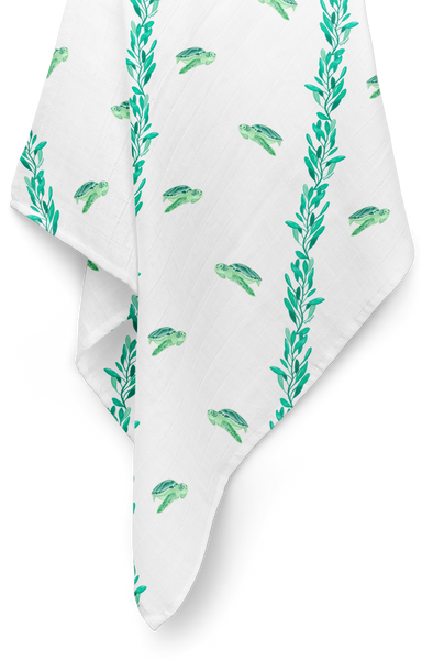 Ultra Soft Bamboo Muslin Blanket - Honu