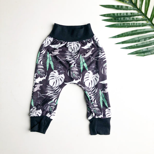 Jogger Pant- Shark Leaf -ALOHA PLAYWEAR