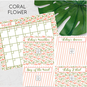 Four Seasons Printable Sticker Sheet Seasonal Planner 