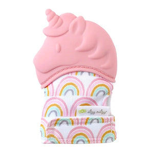 Light Pink Unicorn Teething Mitt
