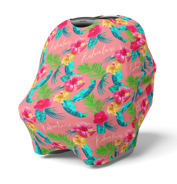 Personalized Multi Use Nursing Cover - Flower Power
