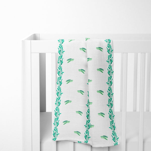 Ultra Soft Bamboo Muslin Blanket - Honu
