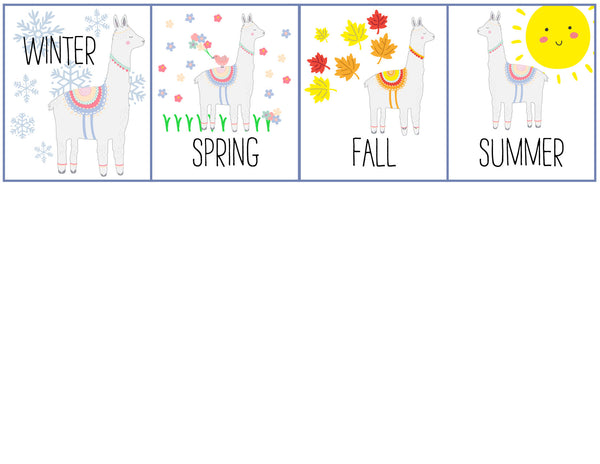 DIY Morning Board & Calender Printable - Llama