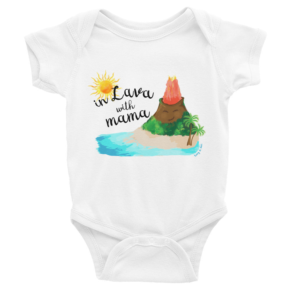 In Lava with Mama - Infant Bodysuit