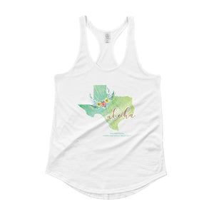 B E N E F I T COLLECTION: #ALOHA4TEXAS Womens' Shirttail Tank