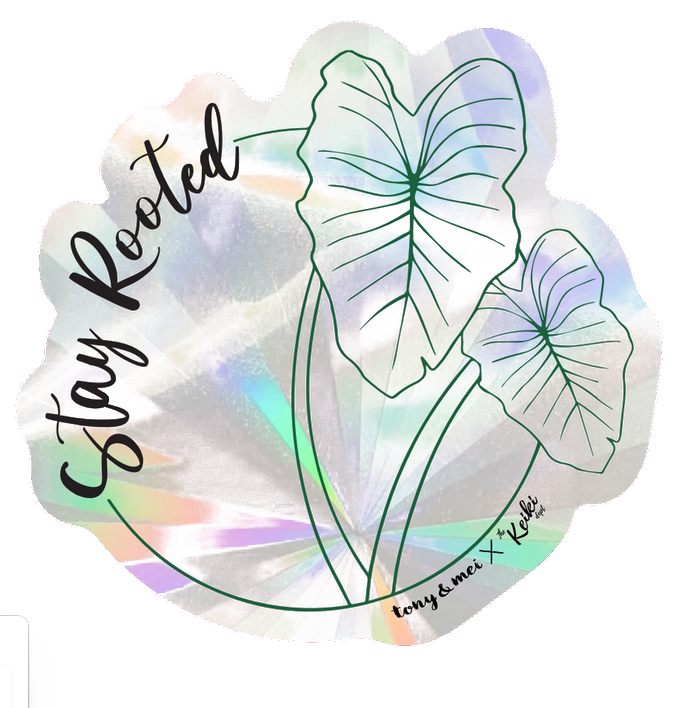 Rainbow Maker Suncatcher Decal - Stay Rooted, The Keiki Dept Collab