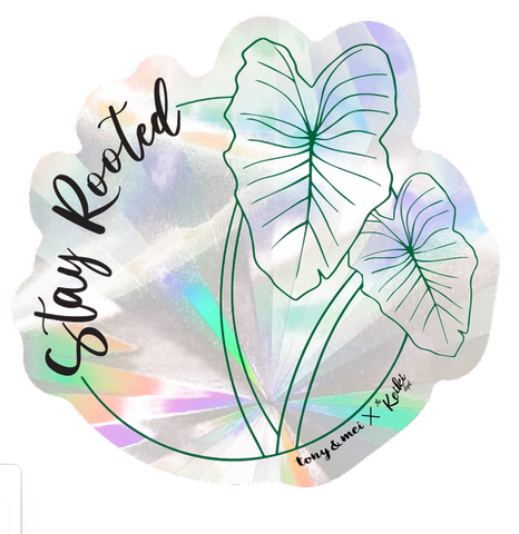 Rainbow Maker Suncatcher Decal - Stay Rooted, The Keiki Dept Collab
